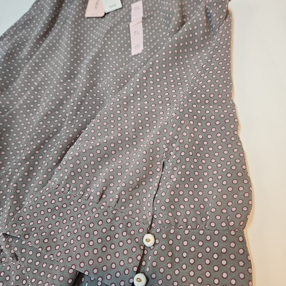 Banana Republic Polka Dot Halter Top Size Large Petite NWT - Picture 3 of 9